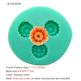HULIANFU New Mini Flowers Series Silicone Mold DIY Handmade Fondant Cake Baking Chocolate Sugar Cake Tool Resin Polymer Clay Making Mould