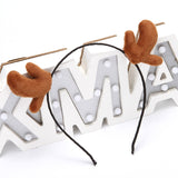 HULIANFU  Christmas Antler Hair Clips Deer Ear Hairpins Festival Christmas Headbands Pine Cones Hair Ball Adult Headwear Hair Accessories