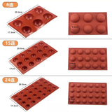 HULIANFU Silicone Donut Mold Baking Pan Non-Stick Baking Pastry Chocolate Cake Dessert DIY Decoration Tools Bagels Muffins Donuts Maker