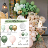 HULIANFU Macaron Orange Balloon Arch Garland Kit Happy Birthday Balloon Decoration Baby Shower Party Wedding Valentine Party Supplies