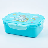 HULIANFU Unicorn Kawaii Bento Lunch Box Water Bottle for Kids Girls Boys Children School Kindergarten Mini Snack Sandwich Food Container