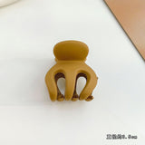 HULIANFU Sweet Solid Color Hair Clip for Women Girls Hair Claw Chic Barrettes Claw Crab Hairpins Styling Fashion Spring Hair Accessories