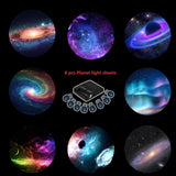 HULIANFU Planetary projection light with light film photo Earth sun Galaxy light projector novelty atmosphere light ins party photo props