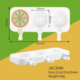 HULIANFU SILIKOLOVE Healthy Silicone Ice Cream Mold Easy Popsicle Mold Reusable Ice Cream Bar Pop Molds For DIY Making Summer Favorites