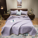 HULIANFU Summer Cooling Blanket Air Condition Comforter Quilt Lightweight And Breathable Knitting Sofa Bed Blankets 150*200/200*230cm