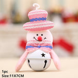 HULIANFU 2023 Christmas Hand Bell Bauble Jingle Bells Gold School Handbell Restaurant Supplies Xmas Noel New Year 2023 Adornos De Navidad