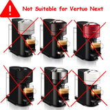 HULIANFU Wholesale Set Stainless Steel Reusable Capsule Compatible with Nespresso Vertuo Vertuoline Coffee Filter