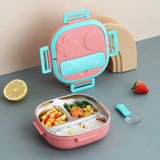HULIANFU lunch box for kids 304 Portable Stainless Steel Lunch Box Baby Child Student Outdoor Camping Picnic Food Container Bento Box