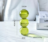 HULIANFU Nordic Creative Glass Bubble Vase Flower Arrangement Spherical Art Flower Ornaments Vases Decoration Home Birthday Gift