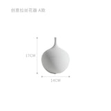 HULIANFU Jingdezhen Modern Minimalist Handmade Art Zen Vase Ceramic Ornaments Living Room Model Home Decoration
