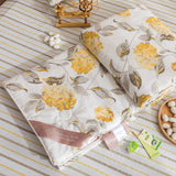 HULIANFU Summer 100% Mulberry Silk Quilt Pure Cotton Fabric High End Summer Blanket Light Breathable Washable Silks Quilts Thin Comforter
