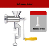 HULIANFU Sausage Filling Machine Enema Manual Meat Grinder Tank Sausage Minced Meat Loaded Small Hand-cranked Meat vegetable Machine Tool