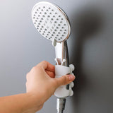 HULIANFU Punch-Free Bathroom Shower Sprinkler Rack Portable Strong Wall Suction Cup Shower Head Storage Organizer Bathroom Accessories