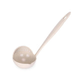 HULIANFU New Soup Spoon Long Handle Kitchen Strainer Solid Color Cooking Colander Kitchen Scoop Plastic Tableware Colander Hot