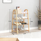 HULIANFU Shoe rack creative light luxury wind dust-proof storage shoe rack dormitory stainless steel