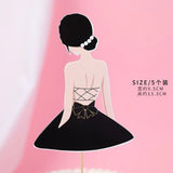 HULIANFU New Back Silk Gauze Skirt Happy Mothers Day Cake Topper Girl Birthday Cake Decoration Party Supplies Cake Decorating Tools