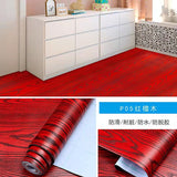 HULIANFU  PVC Non-slip Self-adhesive Floor Stickers Living Room Bedroom Wood Grain Waterproof Floor Stickers Slip Wear-resistant Wallpaper