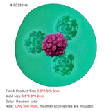 HULIANFU New Mini Flowers Series Silicone Mold DIY Handmade Fondant Cake Baking Chocolate Sugar Cake Tool Resin Polymer Clay Making Mould