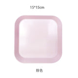HULIANFU Spit Bones Bone Dish Household Melamine Plastic Dining Table Tray Dried Fruit Residue Snack Residue Dish Snack Dish Vinegar Dish