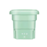 HULIANFU Portable Mini Folding Washing Machine for Socks Underwear Clothes Washer with Dryer Bucket Cleaning Washer Washing Machine