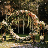 HULIANFU Ring Balloon Arch Stand DIY Background Balloon Holder Circle Ballon Column Base Baby Shower Birthday Wedding Party Decor