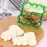 HULIANFU Lunch DIY Sandwiches Cutter Mould Food Cutting Die Bread Biscuits Mold Children Baking Tools