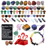 HULIANFU Raw Crystal Natural Stone Ice Tartar Mold Cube Reiki Healing Quartz Home Decoration Collection Gift Whiskey Crushed Chakra Jade