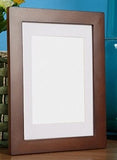 HULIANFU  Wooden Frame A5 A4 A3 Wooden Picture Frame 30x42cm Black White Pink Red Coffee More Color Photo Frame with Mats for Wall Mountin