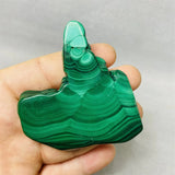 HULIANFU Natural Light Shooting Rock Mineral Specimens Malachite Rocks Witchcraft Crystal and Stone Healing Home Spirit Decor Gifts