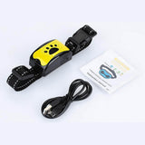 HULIANFU Pet Dog Anti-Barking Automatic Collar Dog Training Collar USB Electric Ultrasonic Dog Stop Barking Vibration Anti Bark Collar