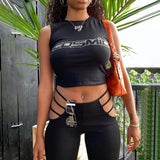 Hulianfu Women Y2k Crop Tops Short Sleeve Baby Tees for Teen Girls Summer Slim Fit Cropped Sweet T-Shirt Streetwear