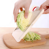 HULIANFU Manual Vegetable Slicer Stainless Steel Portable Kitchen Shredder Potato Cabbage Cutter Grate Multi-Purpose Home Kitchen Tool