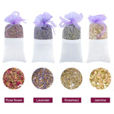 HULIANFU Natural Dried Flowers Sachet Bag Rose Jasmine Rosemary Lavender Bud Dry Flower Household Wardrobe Aromatherapy Car Air Freshener