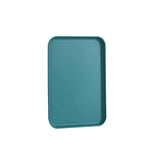HULIANFU Nordic Plastic Rectangle Desktop Storage Tray Snack Drinking Tray Plate