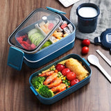 HULIANFU Japanese style Multi-layer lunch box food container storage Portable Leak-Proof bento box for kids with Soup Cup Breakfast Boxes