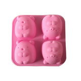 HULIANFU Silicone Molds for Soap Handmade Soap Mould Diy Round Cute Animal Fish Shape Making Soaps Candle Chocolate