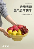 HULIANFU Nordic PP Fruit Storage Rack Basket Candy Plate Home Organizer Kitchen Tool for Vegetable Cookies Storage Trays