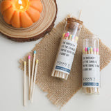 HULIANFU Special Match for Aromatherapy Candle Creative Bottled Portable Match Long Handle Color Old-fashioned Bottled Match Matches
