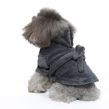 HULIANFU Pet Bathrob Dog Pajamas Sleeping Clothes Soft Pet Bath Drying Towel Clothes winter Warm pajamas for Puppy Dogs Quick Drying