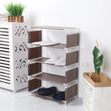 HULIANFU Multi-storey Shoe Rack Multi-functional Organizer Household Cloth Storage Rack Easy To Assemble Dormitory Provincial Space Rack