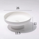 HULIANFU Nordic PP Fruit Storage Rack Removable Bottom Drainer Basket Candy Plate Home Organizer Kitchen Tool for Vegetable Food Tray