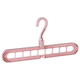 HULIANFU Multi-port Rack Support Hangers Clothes Drying Rack Multifunction Plastic Storage Hangers Clothes Organizer Space Saving Hanger