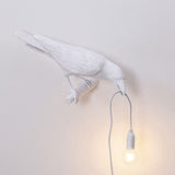 HULIANFU Resin Lucky Bird Crow Wall Lamp Table Lamp Night Light Bedroom Bedside Living Room Wall Lamp Home Decoration