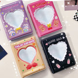 HULIANFU Letter Printed Photo Album 3 Inches Photocard Binder Instax Mini Album Scrapbook For Photos Collect Book Kpop Card Binder