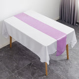 HULIANFU Table Runner Satin Shiny Colour Wedding Decoration Hotel Birthday Party Show Banquet Table Runner