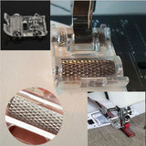 HULIANFU Low Shank Roller Presser Foot For Snap Singer Brother Janome Sewing Machine DIY Apparel Sewing Accessories Fabric Leather NEW