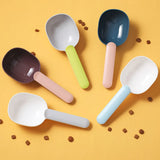 HULIANFU Mutli-function Portable Pet Cat Dog Food Shovel Scoop Feeding Spoon with Sealing Bag Clip Pet Feeders Pet Puppy Kitten Supplies