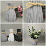 HULIANFU Plastic Vases Flower Pot Home Anti-ceramic Storage Bottle Wedding Decorations Rattan-like Unbreakable Creative Simplicity