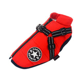 HULIANFU Pet Harness Vest Clothes Puppy Clothing Waterproof Dog Jacket Winter Warm Pet Clothes For Small Dogs Shih Tzu Chihuahua Pug Coat