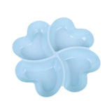 HULIANFU Multi-function Plastic Fruit Plate Dessert Tray Plate Snack Dish 6 Compartments High Quality